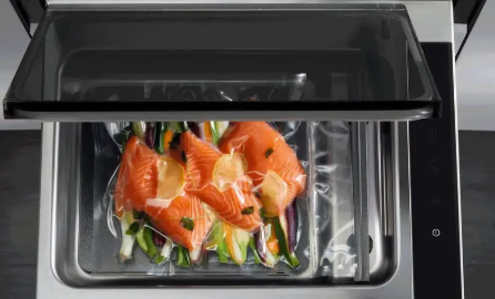 AEG KDK911423T PrecisionVac™ Vacuum Sealer Drawer - Matte Black | Compact Appliance for Food Preservation | Perfect for Kitchen, Sous Vide & Meal Prep Storage