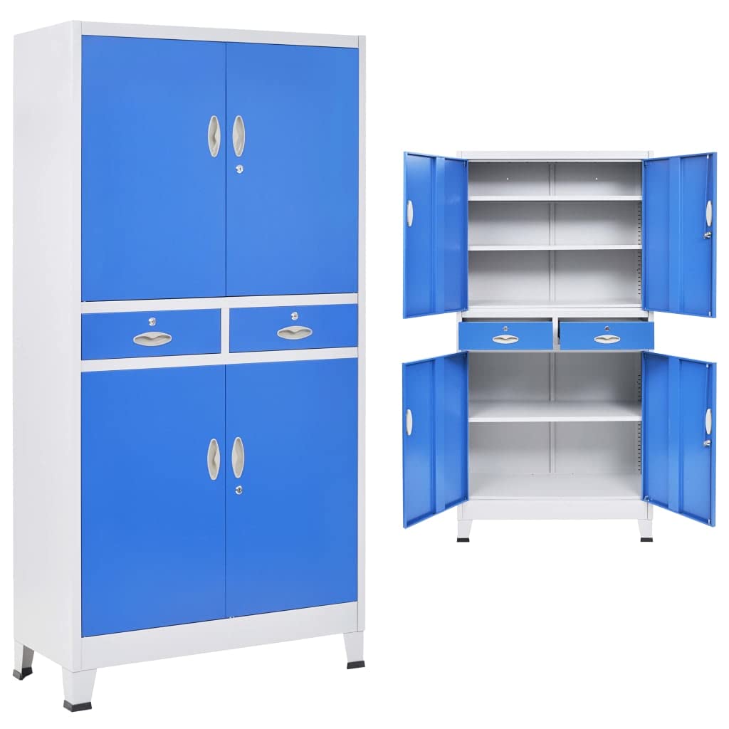 Xiannv 4-Door Metal Office Storage Cabinet - 35.4