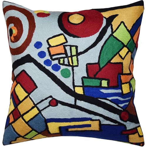 Coastal Kandinsky Pillow