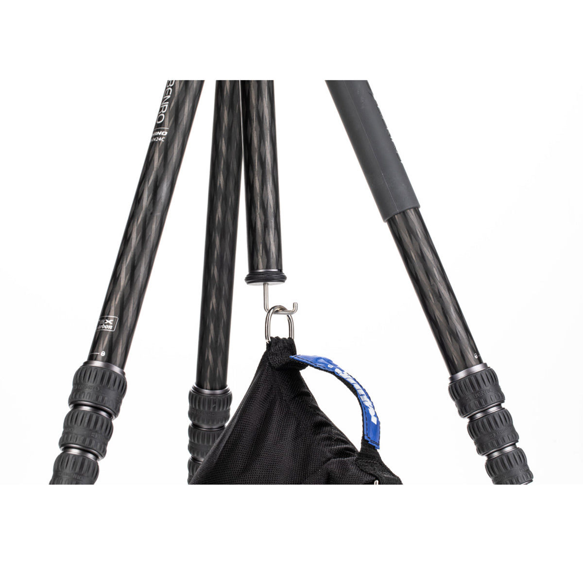 Benro FRHN34CVX30 Rhino Series 3 Carbon Fiber Travel Tripod with VX30 Ball Head - Compact & Lightweight for Photography, Hiking, and Outdoor Adventures