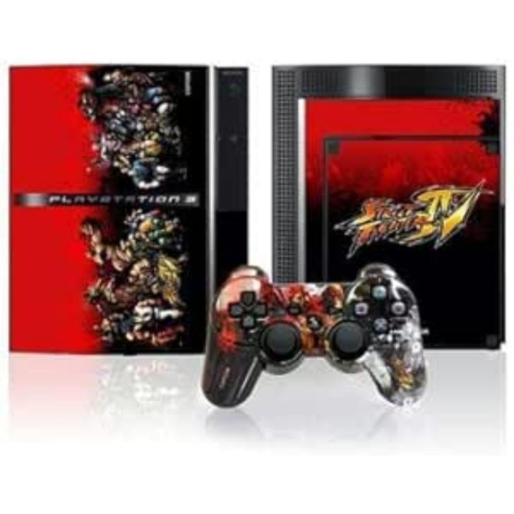PS3 SF4 Controller Faceplate - Street Fighter 4 Replacement Cover for PlayStation 3 Gamepad - Perfect for Fighting Game Enthusiasts & Custom Mods