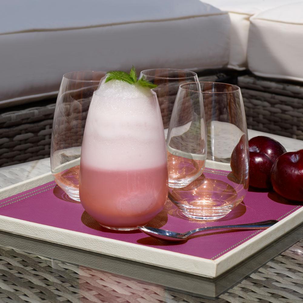 Premium Set of 4 Crystal Clear Highball Glasses - 16oz Tall Drinking Glasses for Cocktails, Iced Tea & Smoothies - Perfect for Home Bar, Parties & Gift Giving