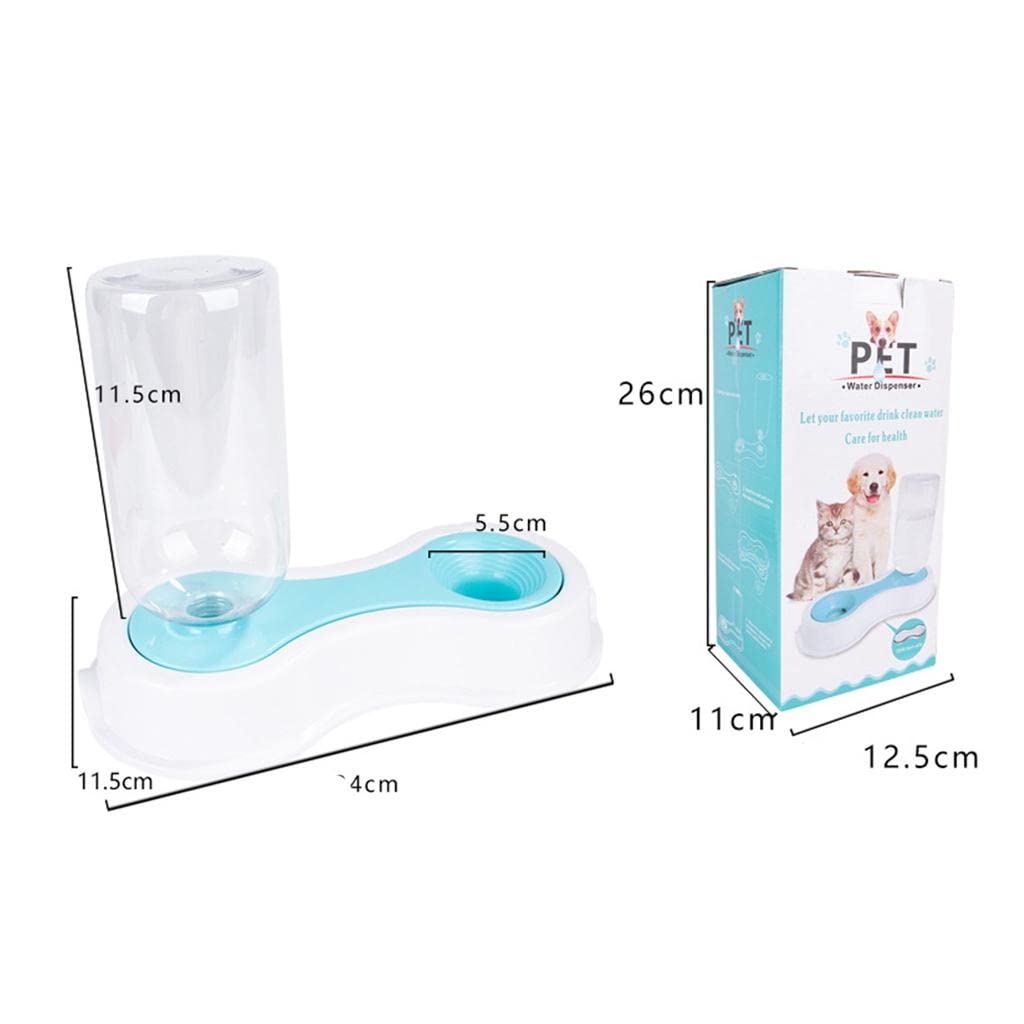 Automatic Pet Water Dispenser for Dogs, Cats & Rabbits - Anti-Skid Bowl Feeder with Large Capacity (Blue) | Perfect for Home, Office & Travel Use