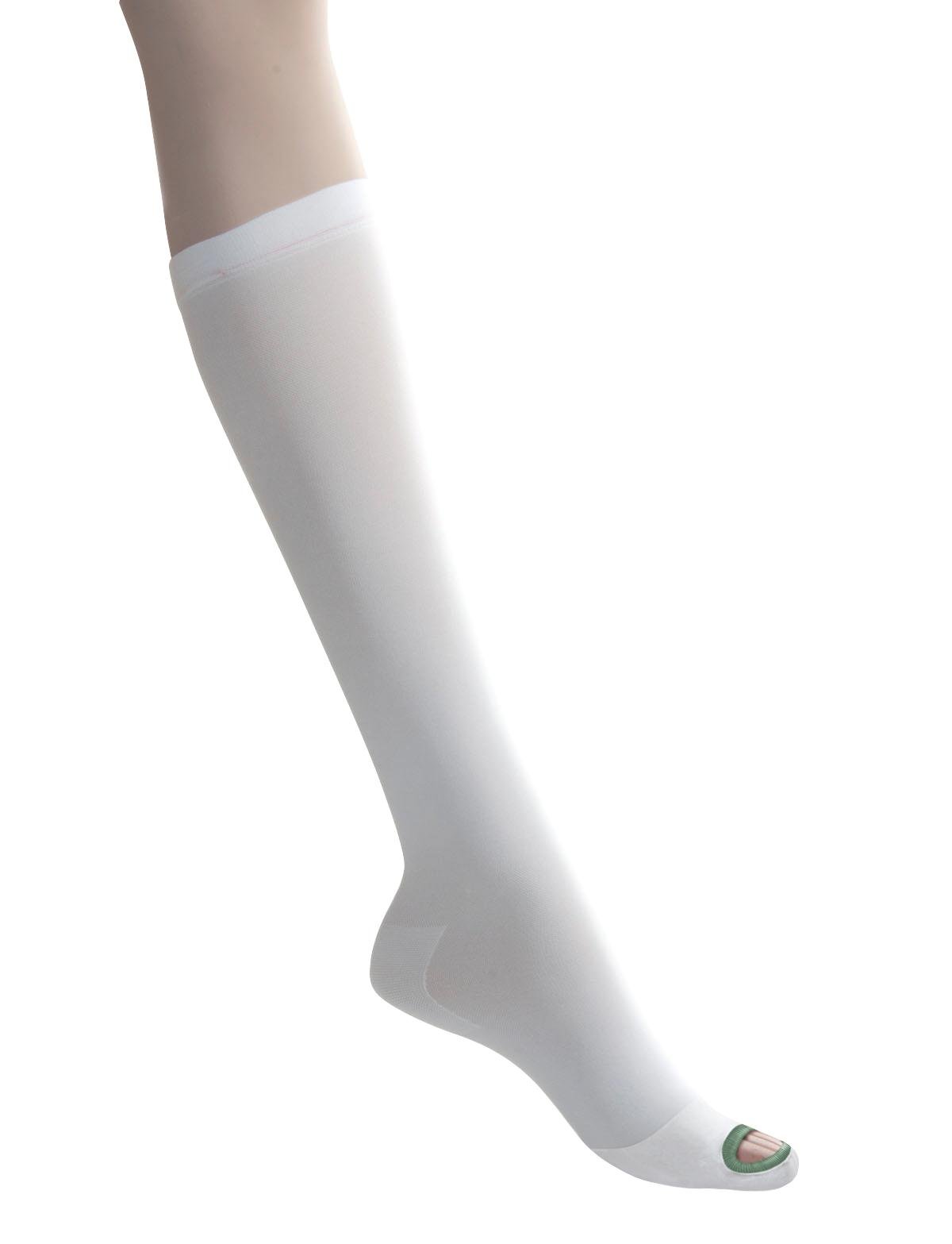 Medline EMS Knee High Anti-Embolism Compression Stockings for Women & Men - XL Long Size (1 Pair) - DVT Prevention, Blood Circulation Support - Ideal for Travel, Hospital Recovery & Post-Surgery Care