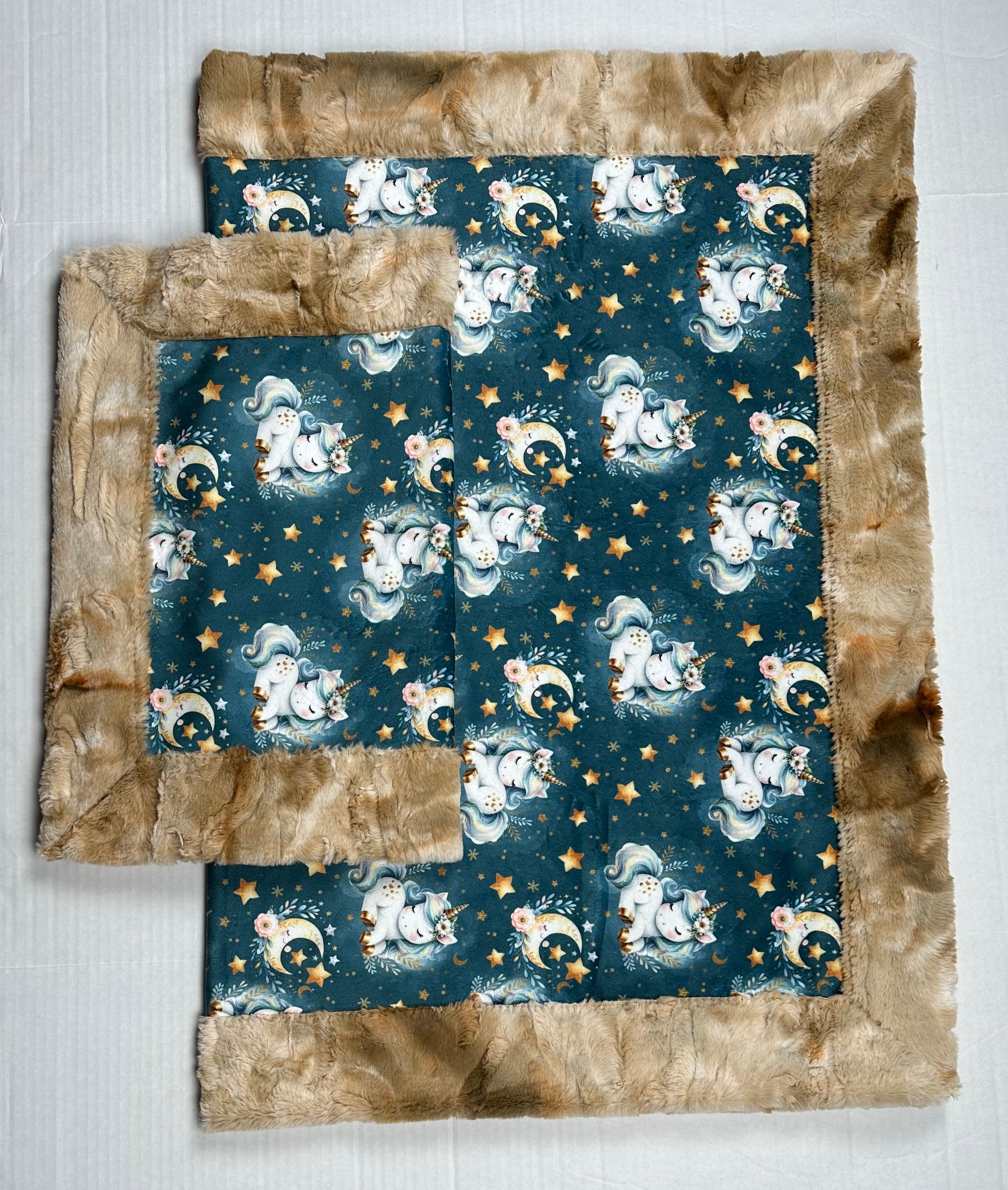Soft Tie Dye Unicorn Baby Blanket 34x45