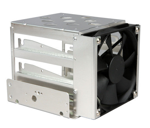Lian Li EX 33N HDD Mount Kit with 120mm Fan - Computer Case Hard Drive Bracket for PC Build & Cooling - Perfect for Gaming Rigs and Workstations