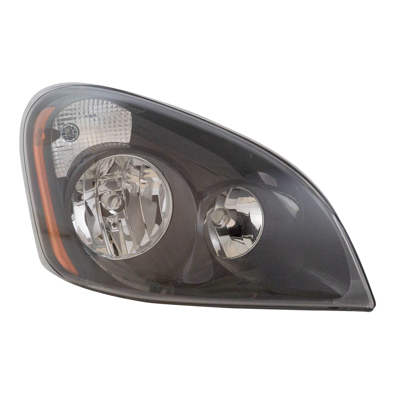Freightliner Cascadia Headlight Assembly Set - Halogen Compatible Headlights for Driver & Passenger Side (2008-2016 Models) | Durable Replacement for Truck Lighting & Night Driving Safety
