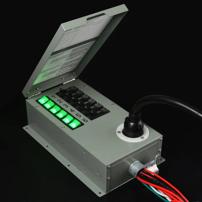 Natures Generator Power Transfer Switch Kit Elite - Automatic Transfer Switch for Home Backup Power & Emergency Use