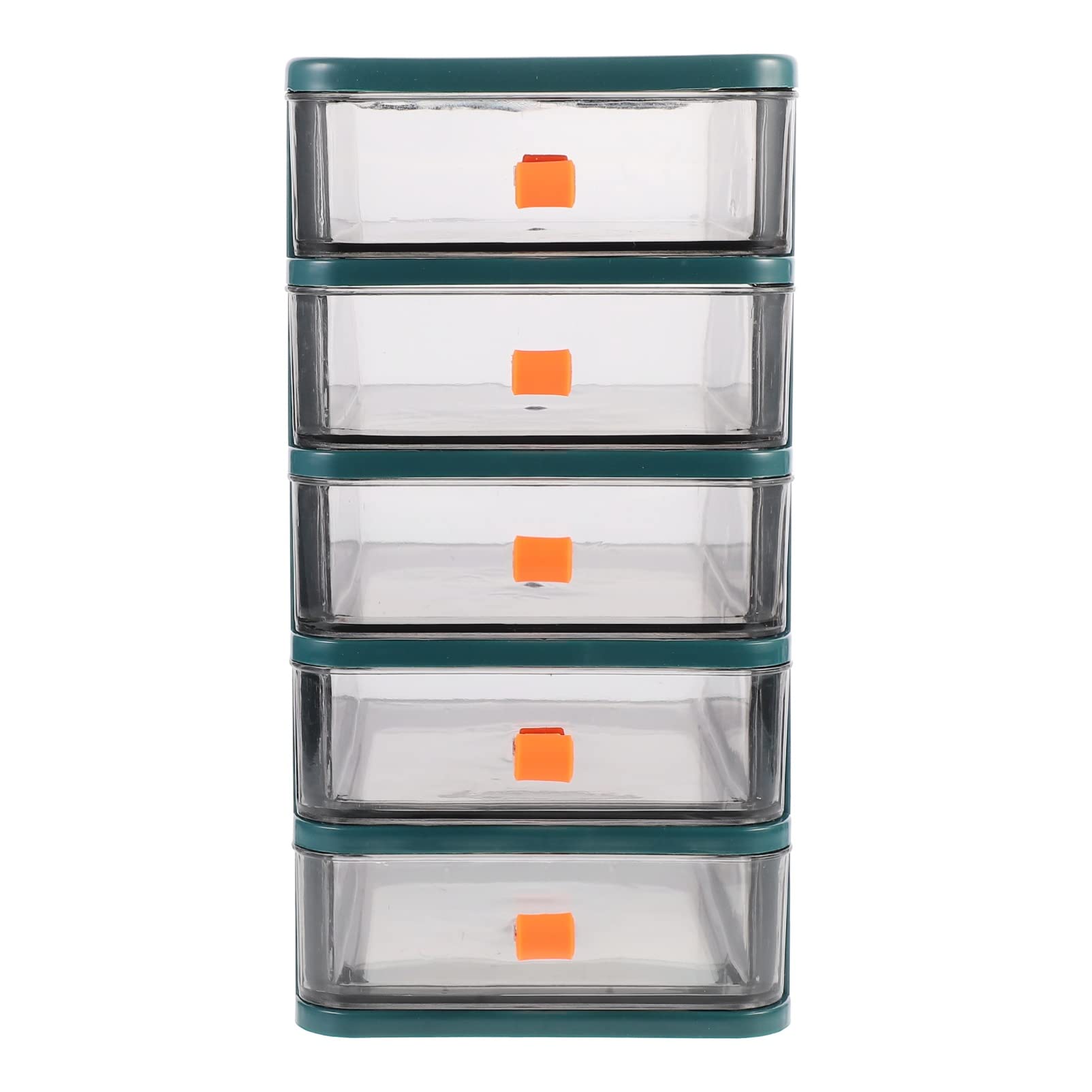 Plastic Stackable Desk Drawer Organizer - Office Desktop Storage Unit with Multiple Drawers for Stationery, Files & Supplies | Perfect for Home, Office & School Organization