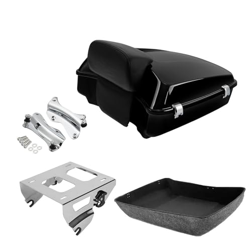 Chrome Solo Mount Rack Tour Pack Set Style #10