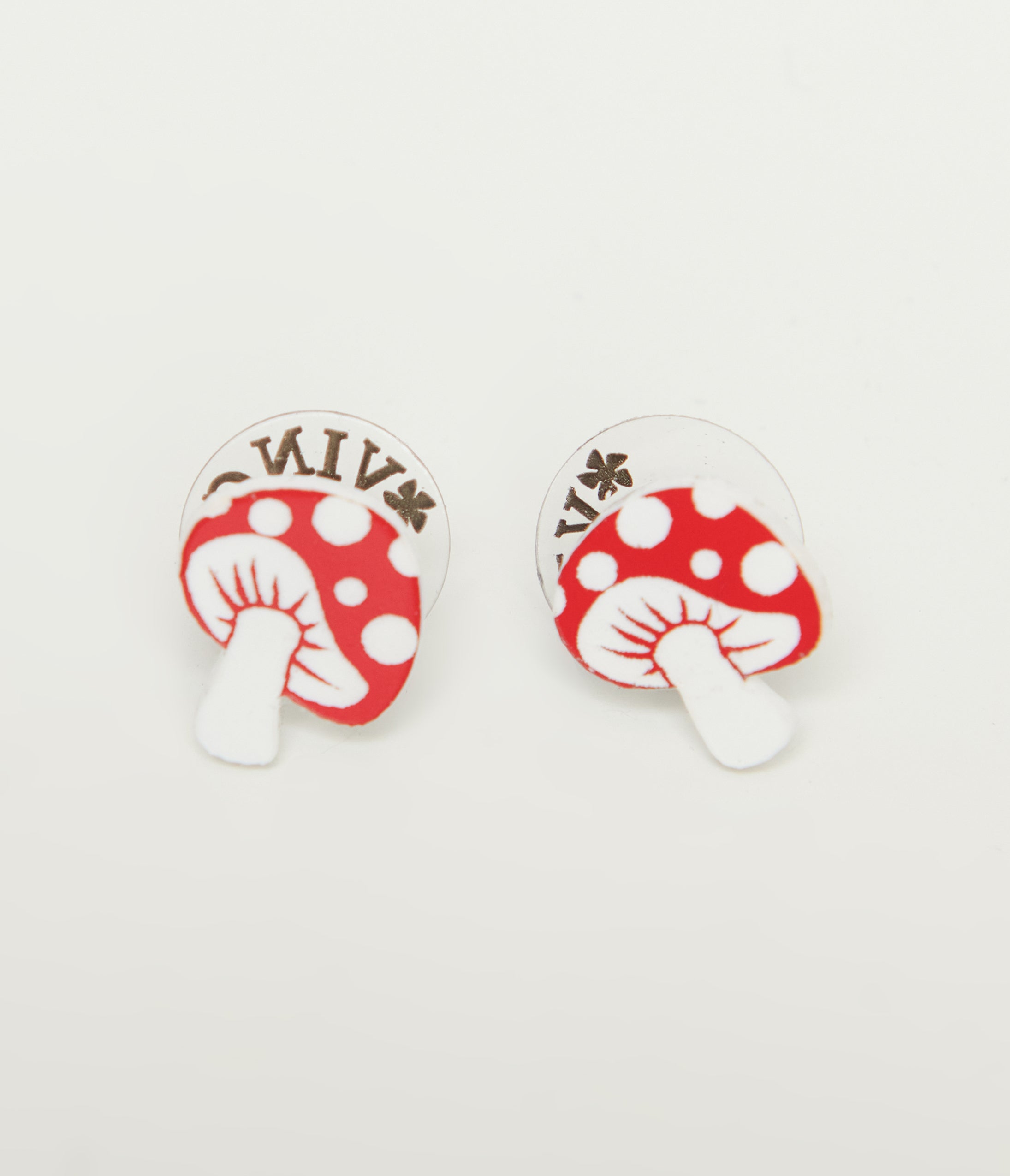 Stylish Red & White Mushroom Earrings for Women - Cute & Trendy Dangle Drop Earrings - Perfect for Boho, Festival, and Everyday Wear