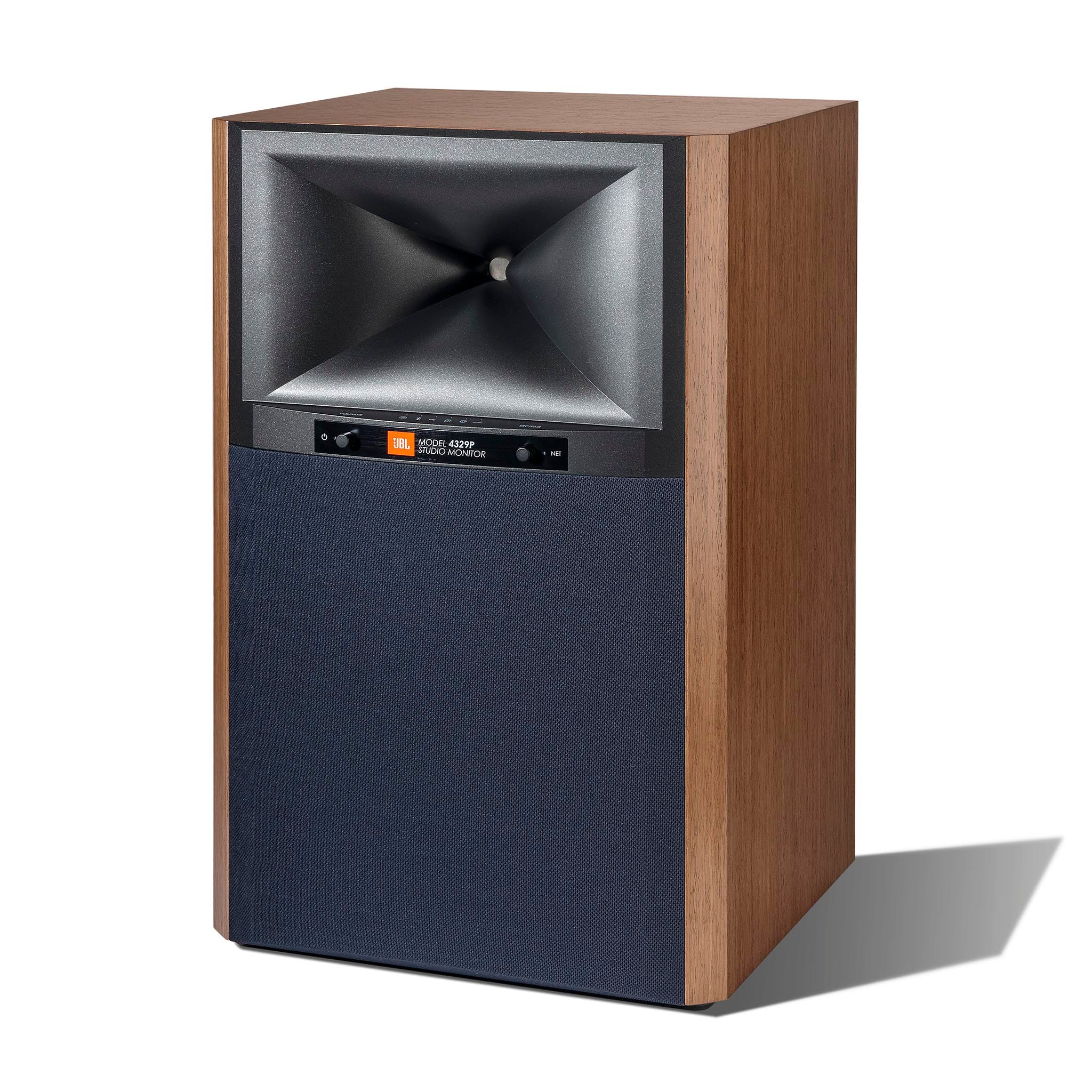 JBL 4329P Studio Monitor Powered Loudspeaker System (Pair) - Professional Studio & Home Audio Speakers for Music Production, DJing & Hi-Fi Listening