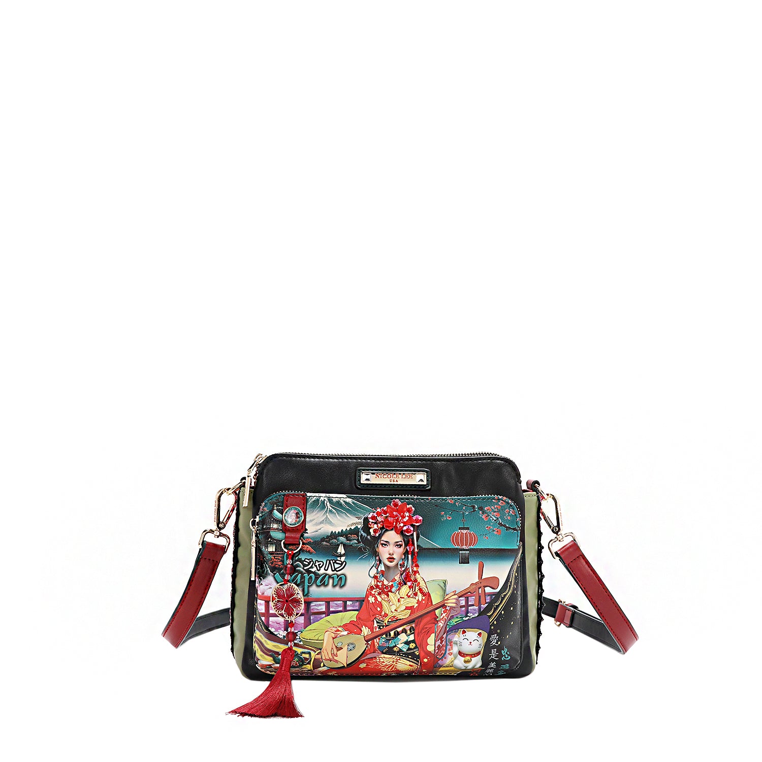 AKIKO LA BELLEZA Women's Crossbody Bag - Stylish & Lightweight Purse for Everyday Use, Travel & Shopping