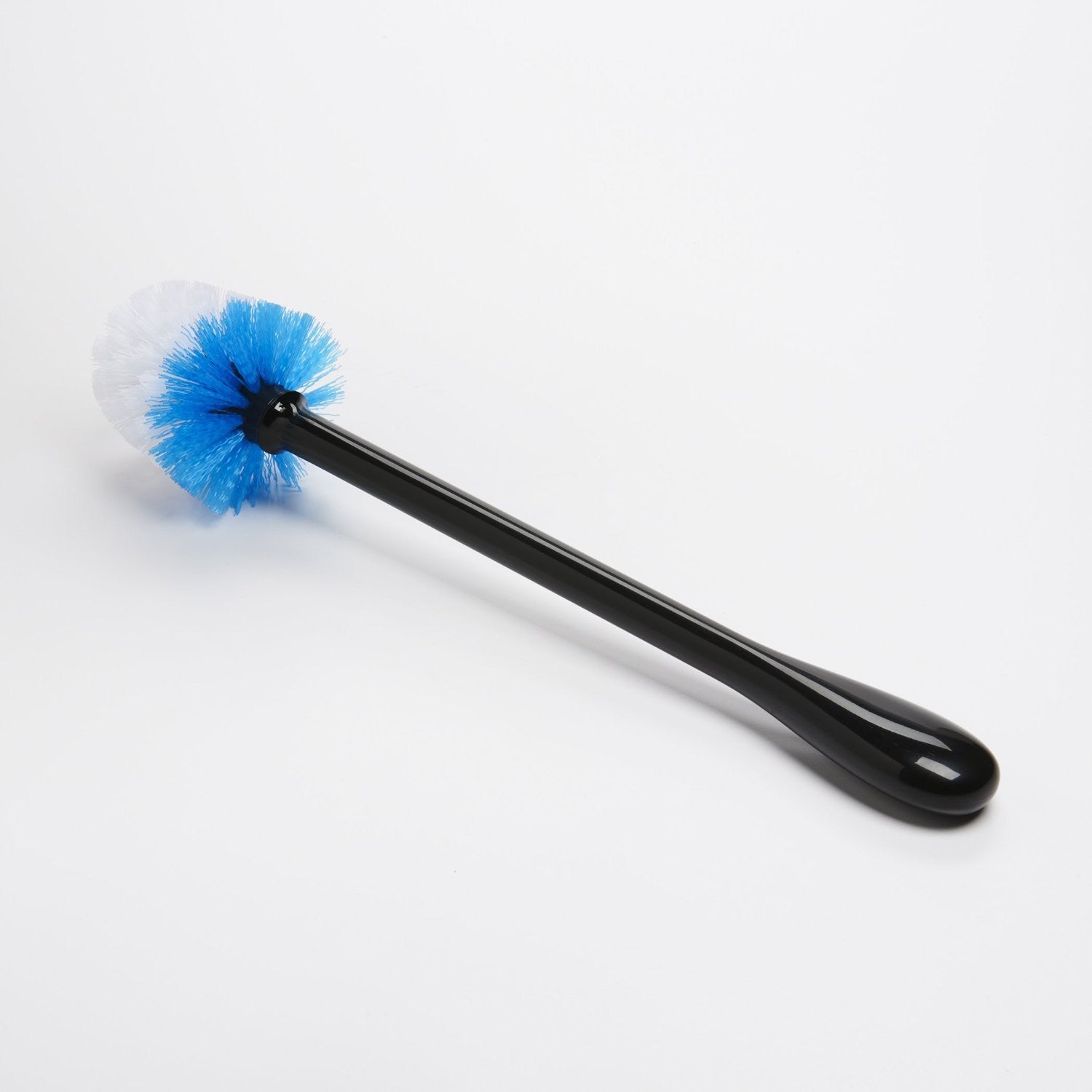 OXO Compact Toilet Brush with Holder - Space-Saving Bathroom Cleaning Tool for Small Spaces | Ideal for Apartments, RVs & Tight Bathrooms