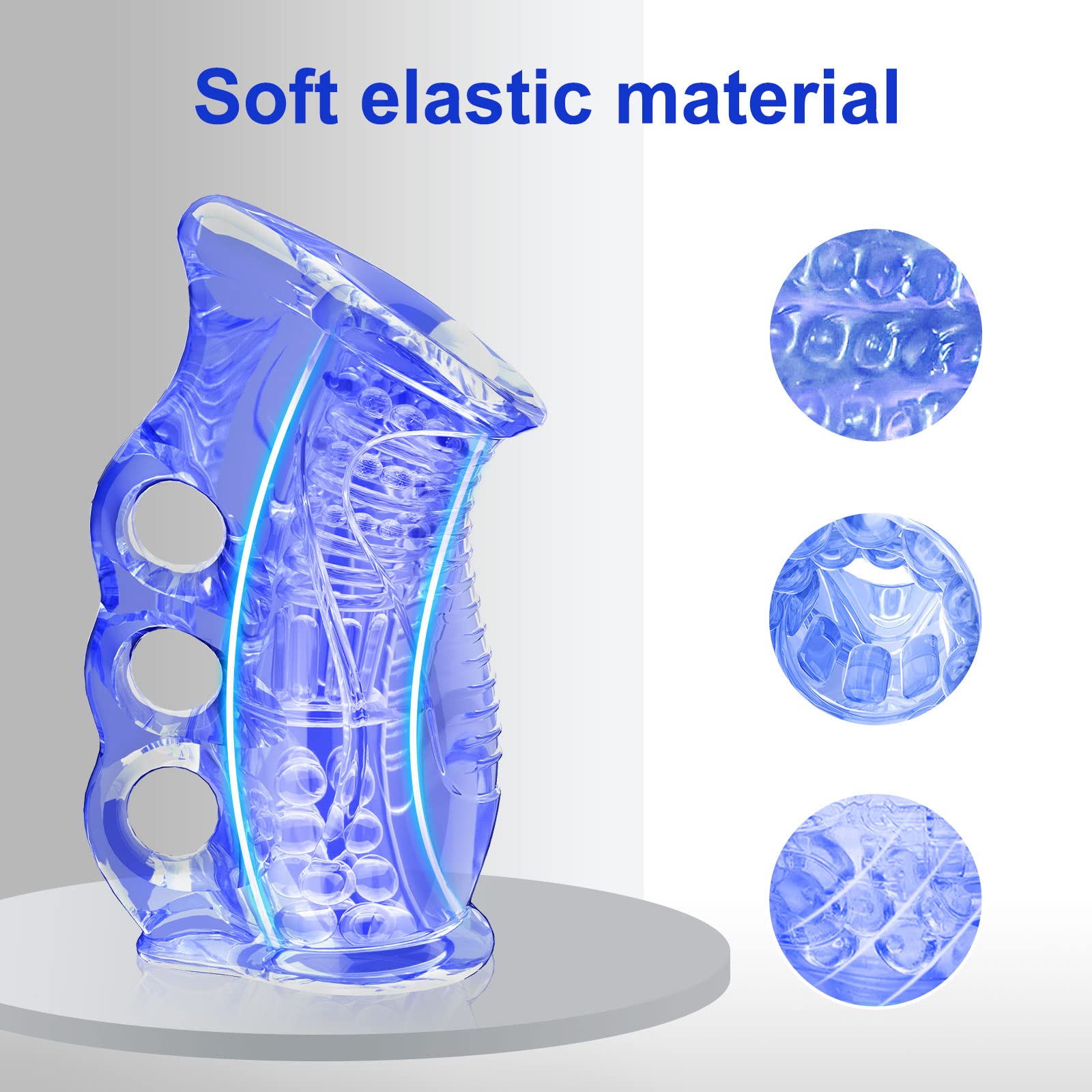 Premium Male Masturbator - Realistic Pocket Pussy Stroker & Anal Doll for Men | Oral Handjob & Glans Training Tool | Penis Massager with Open-Ended Sleeve | Perfect for Solo Play, Couples Fun & Discreet Pleasure