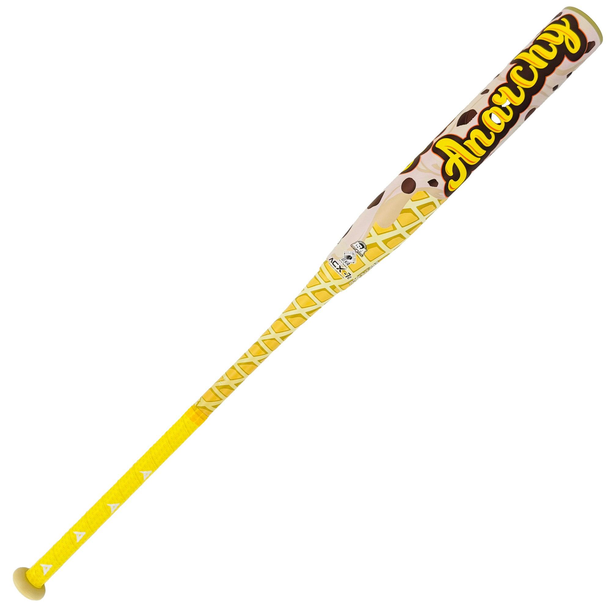 2025 Anarchy Double Dip Peanut Butter End Load Senior Slowpitch Softball Bat - USSSA Approved (ASPNUT25S) | Perfect for Competitive Games & Training Sessions
