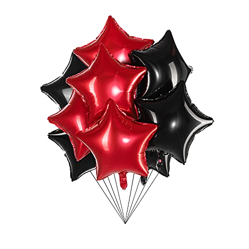 20pcs, Red, Black