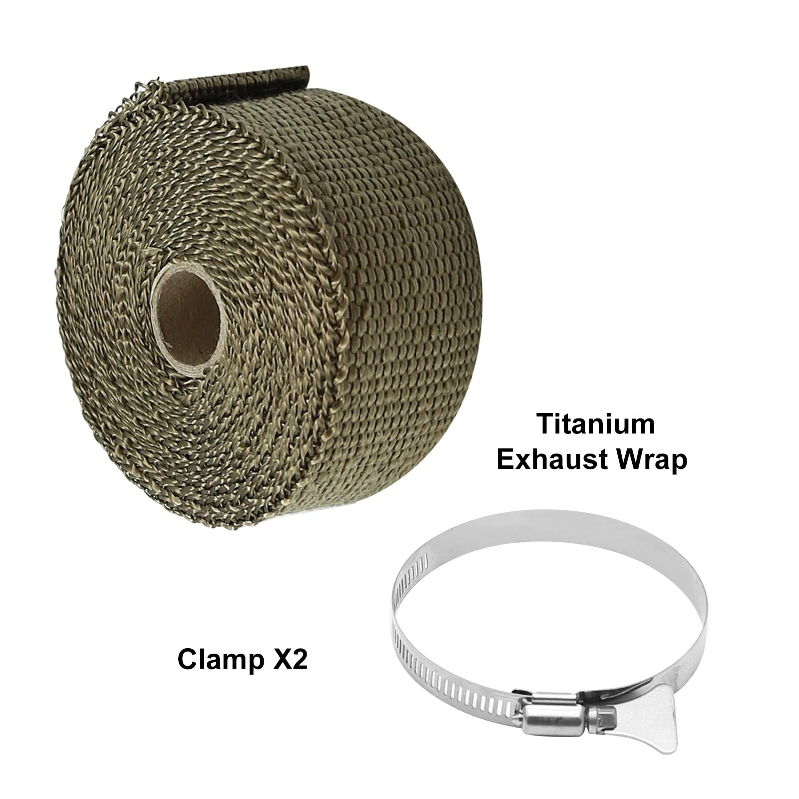 High-Temperature Stove Flue Fireproof Wrap - Heat Resistant Fiberglass Insulation Tape for Motorcycle Exhaust Pipes & Chimneys | Perfect for Fireplace Safety, BBQ Grills & Automotive Protection