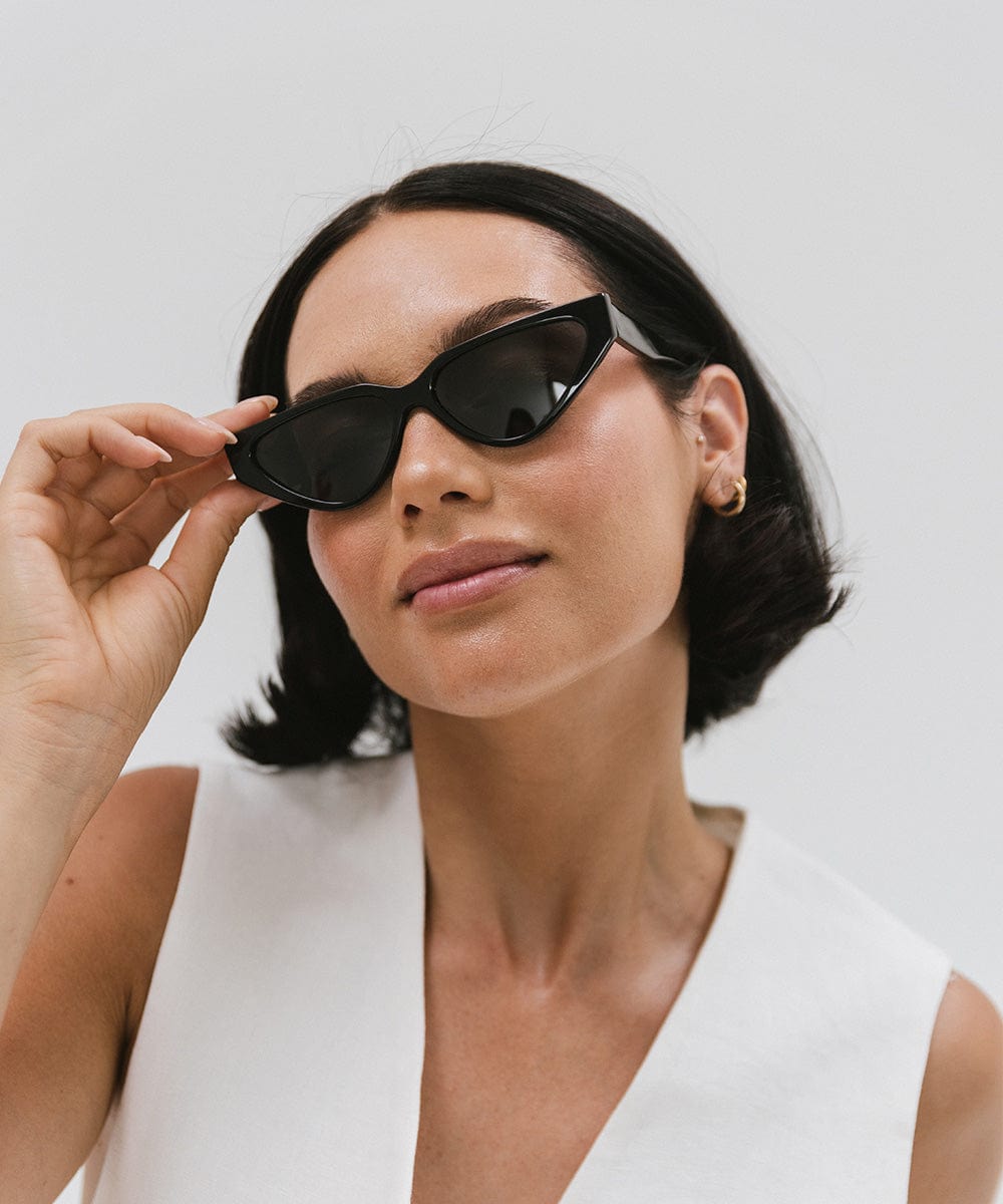 Pamela Cat Eye Sunglasses for Women - Trendy UV Protection Fashion Shades - Perfect for Beach, Driving & Outdoor Activities