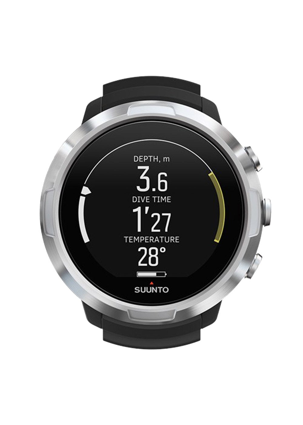 Suunto D5 Dive Computer - Black/Silver with USB Charging Cable - Perfect for Scuba Diving, Snorkeling & Water Sports