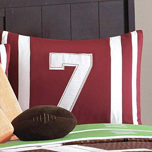 Touchdown Comforter Set - Twin Size 5-Piece Bedding Set with Comforter, Pillow Shams & Sheet Set | Soft Microfiber for Cozy Sleep | Perfect for Dorm Rooms, Guest Beds & Kids' Bedrooms