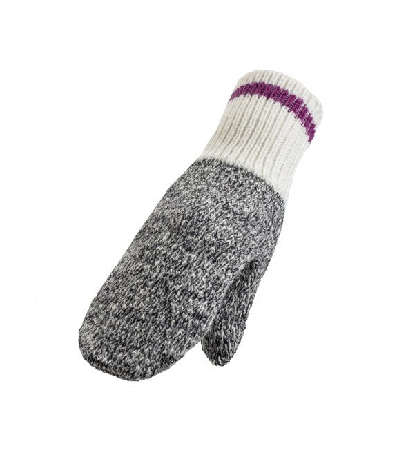 Women's Warm Marled Knit Mittens - Soft Winter Gloves for Cold Weather - Perfect for Snowboarding, Skiing & Outdoor Activities