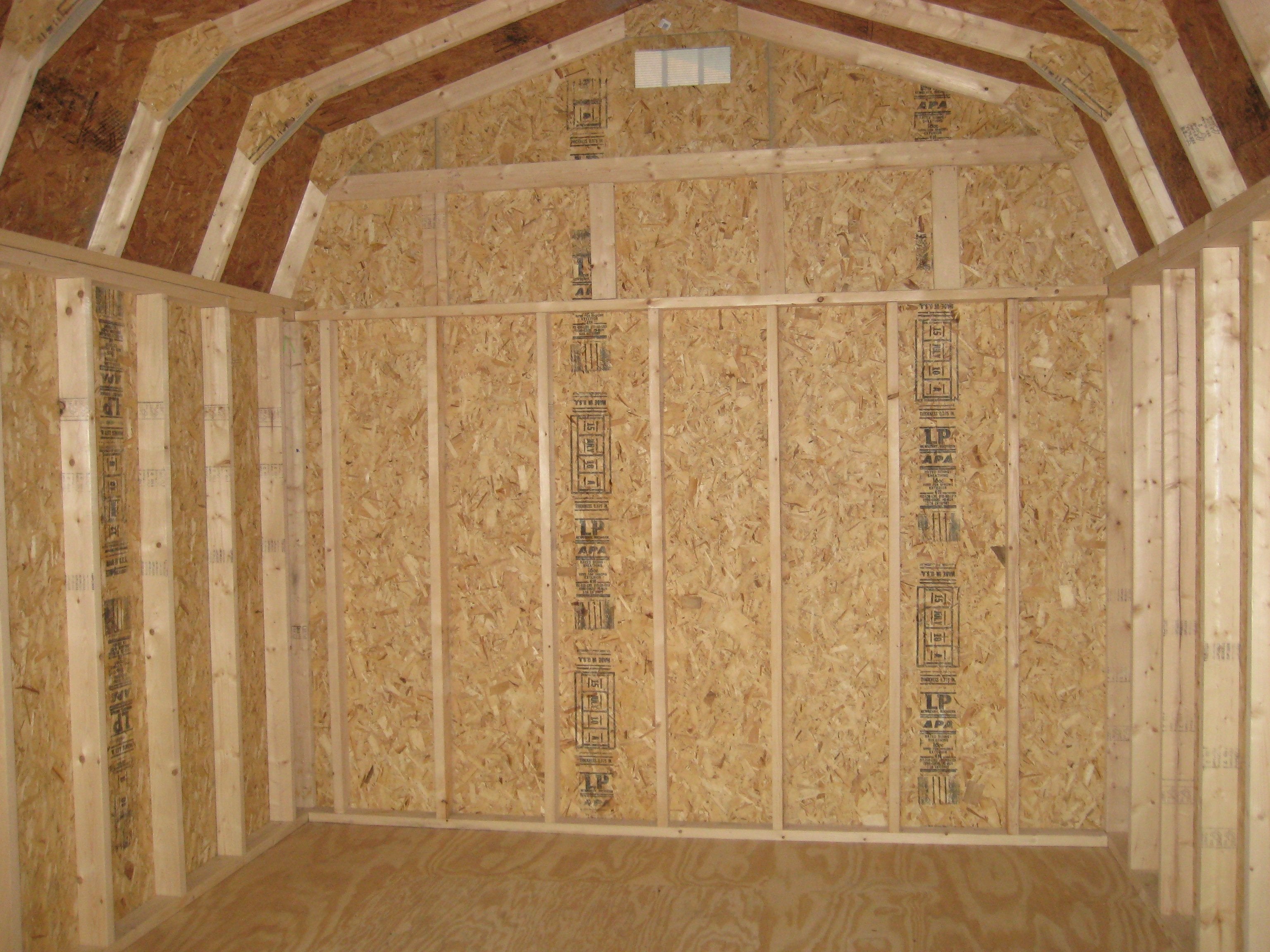 Classic Gambrel Barn 6' Sidewalls Panelized Kit - Easy DIY Barn Building Kit for Backyard Storage, Workshop & Farm Use