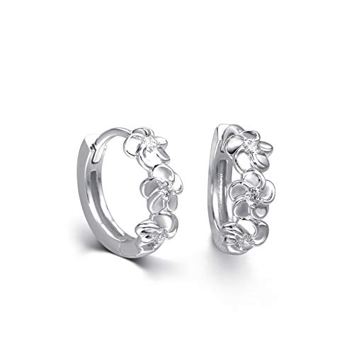 Hoop-Blossom-Silver