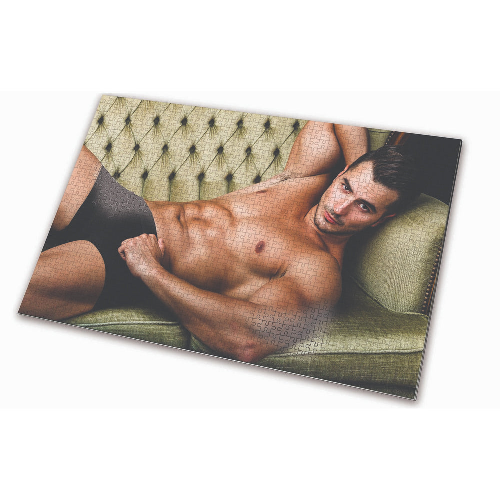 1000-Piece Jigsaw Puzzle - Sexy Men in Bed Art by Antonio - Perfect for Adults, Home Decor & Romantic Gifts