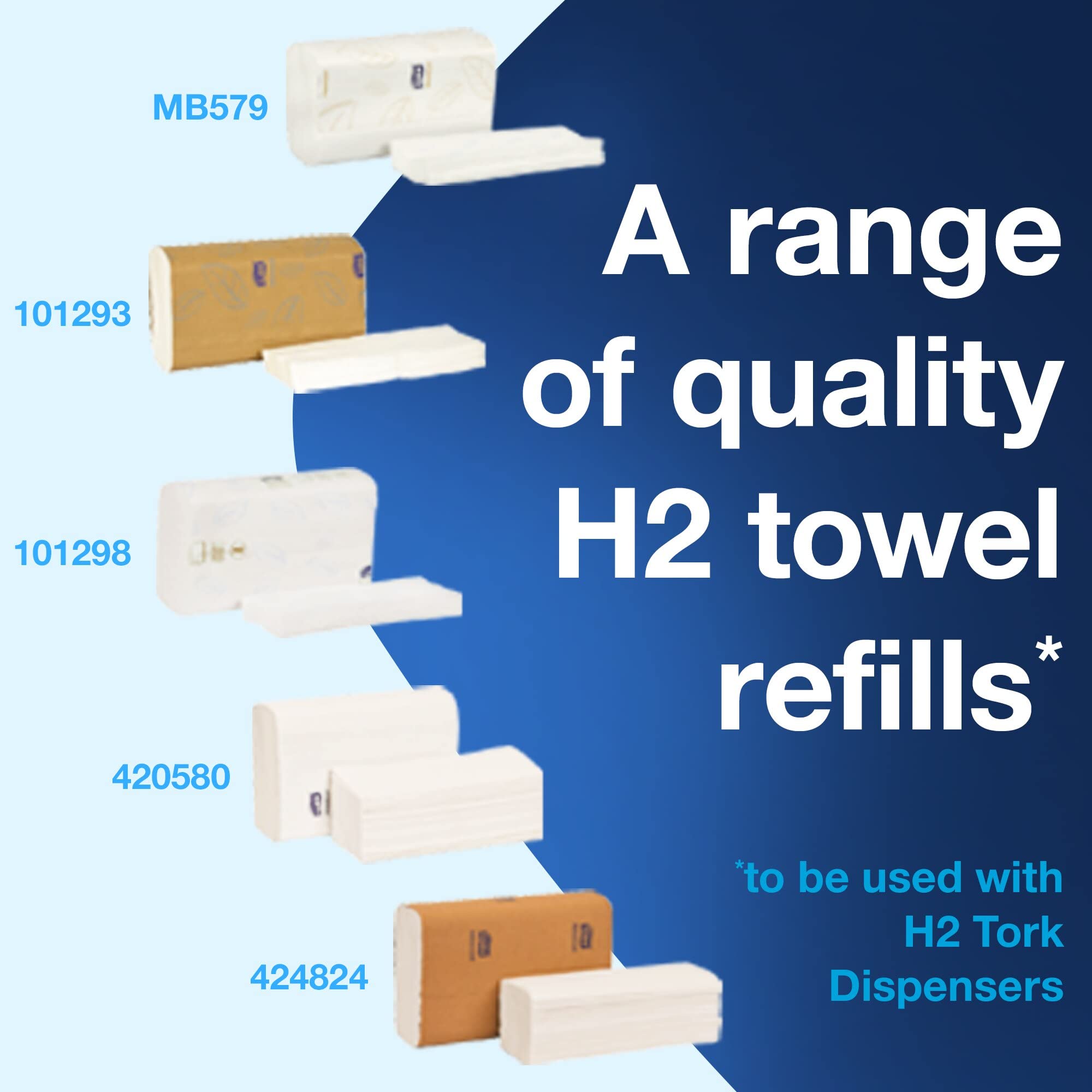 Tork Xpress Paper Towel Dispenser - Stainless Steel, Compact & Space-Saving for Home & Office | Fits H2 Hand Towels | Perfect for Kitchen, Bathroom & Commercial Use