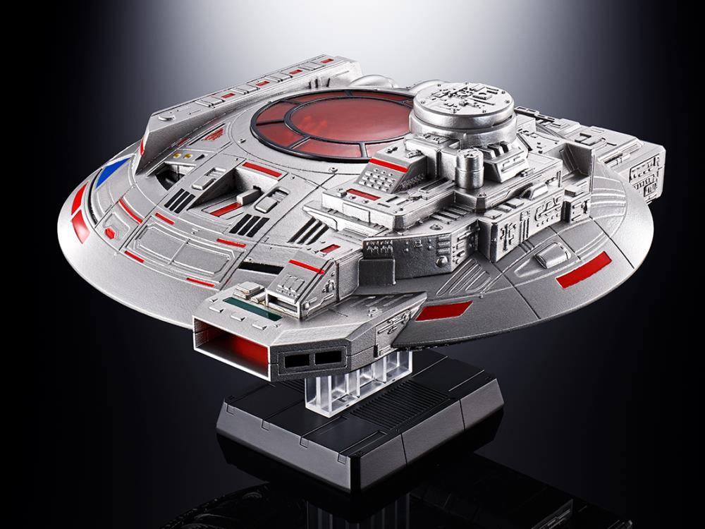 Bandai Soul of Chogokin GX-106 Denshi Seijyu Dol & Guillan Enban Space Sheriff Gavan Collectible Action Figure - Perfect for Anime Fans & Sci-Fi Collectors Display