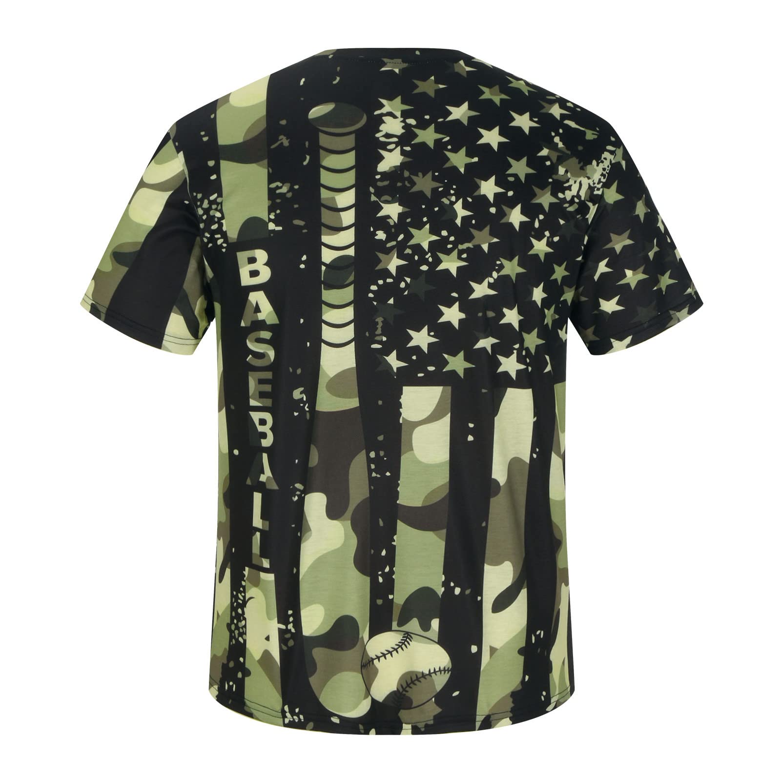 2024 Patriotic American Flag Graphic T-Shirts for Men - 4th of July Short Sleeve Cotton Tees - Summer Casual Tops for BBQ, Beach & Independence Day Celebrations