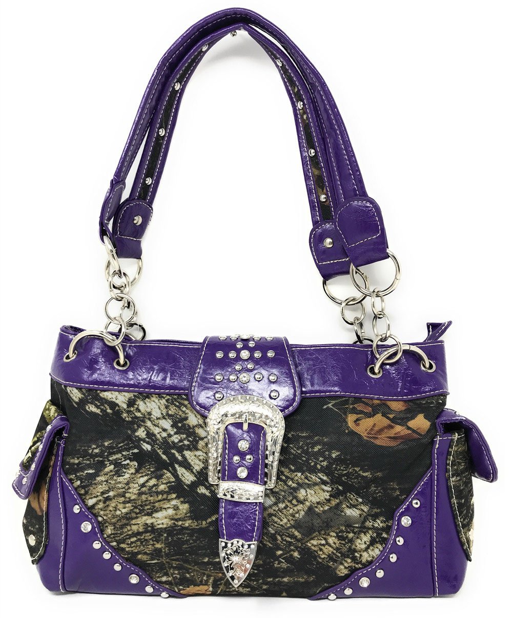 GoCowgirl Women's Belt Buckle Purse - Camouflage Crossbody Handbag in 5 Colors | Western Fashion Accessory for Cowgirl Style, Rodeo & Outdoor Adventures