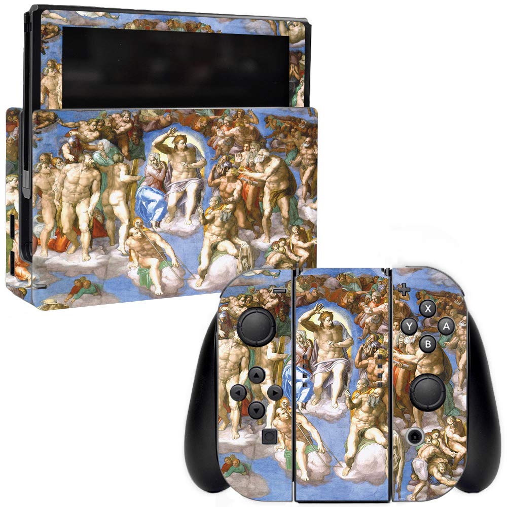 MightySkins Protective Vinyl Decal Wrap Cover for Nintendo Switch - Last Judgement Design | Durable, Customizable Skin | Easy to Apply & Remove | Made in USA | Perfect for Gaming, Travel & Personalization
