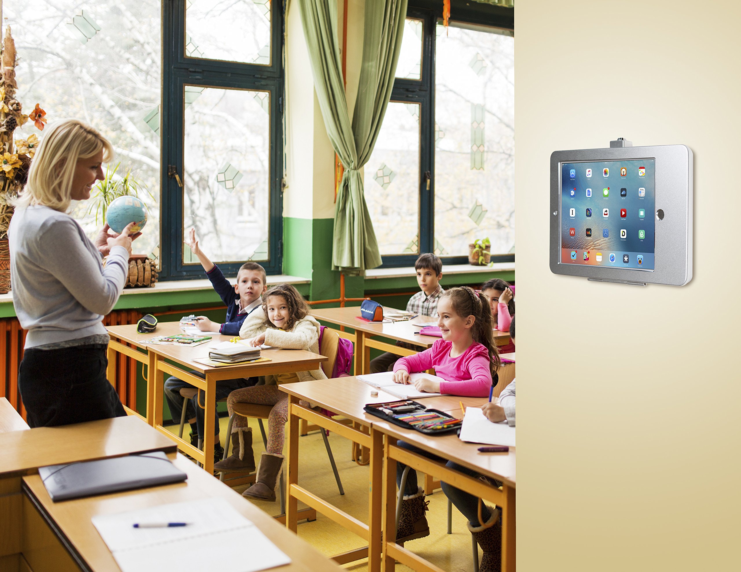 Wall Mount Enclosure for iPad 5th & 6th Gen, iPad Air 1 & 2, iPad Pro 9.7