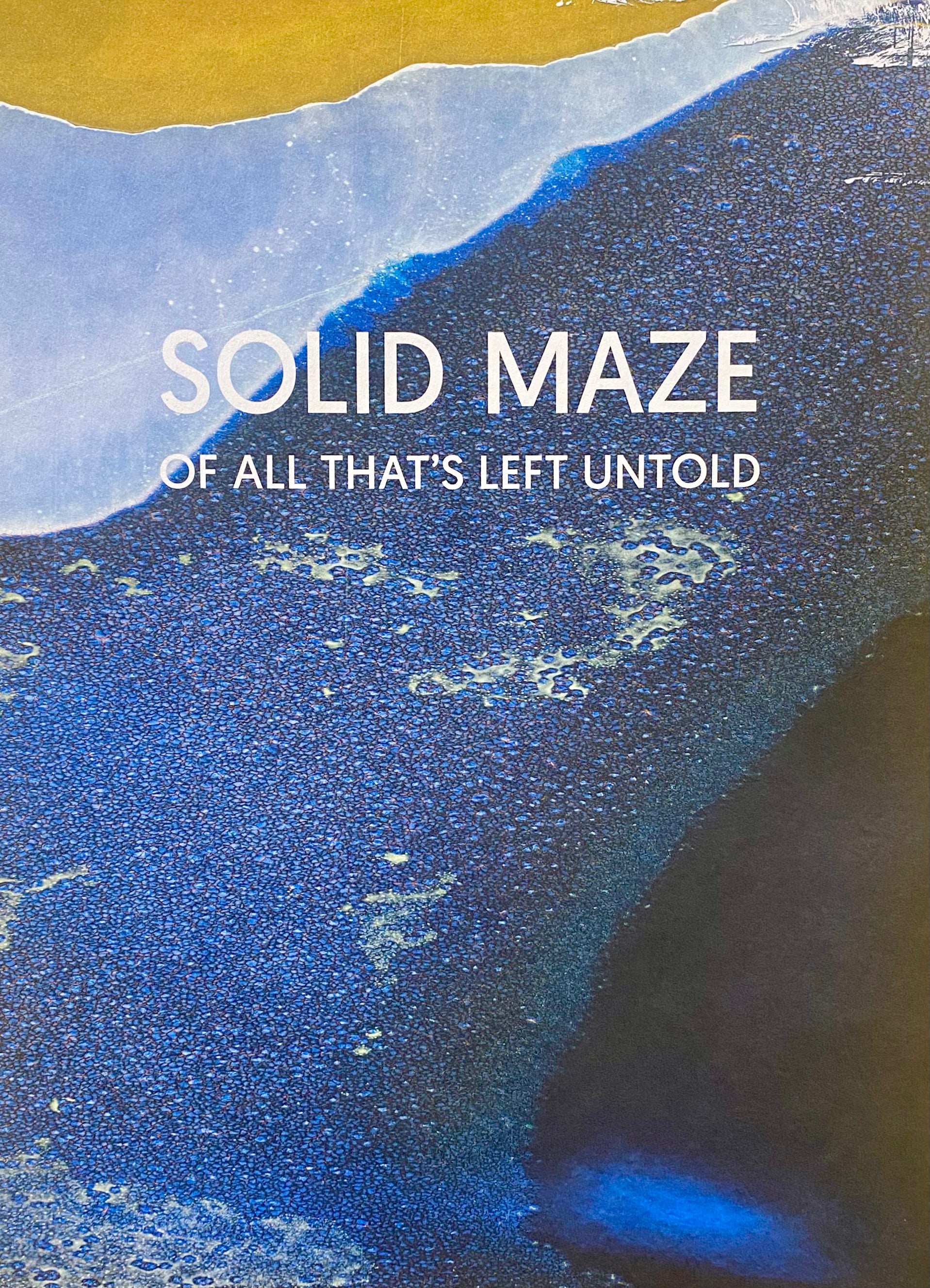 Piotr Zbierski - Signed 'Solid Maze Of All That's Left Untold' Photography Book | Limited Edition Art Book for Collectors & Photography Enthusiasts | Perfect for Home Decor, Coffee Table Display & Gift Giving