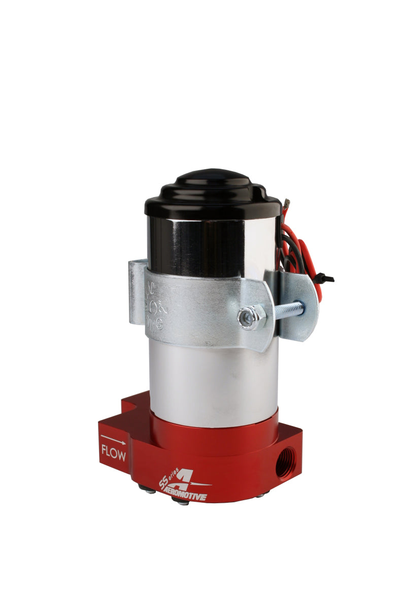 Aeromotive SS Series Billet Fuel Pump (14 PSI) - 3/8in NPT Ports for Carbureted Engines - High Performance Fuel Delivery for Racing & Hot Rod Applications