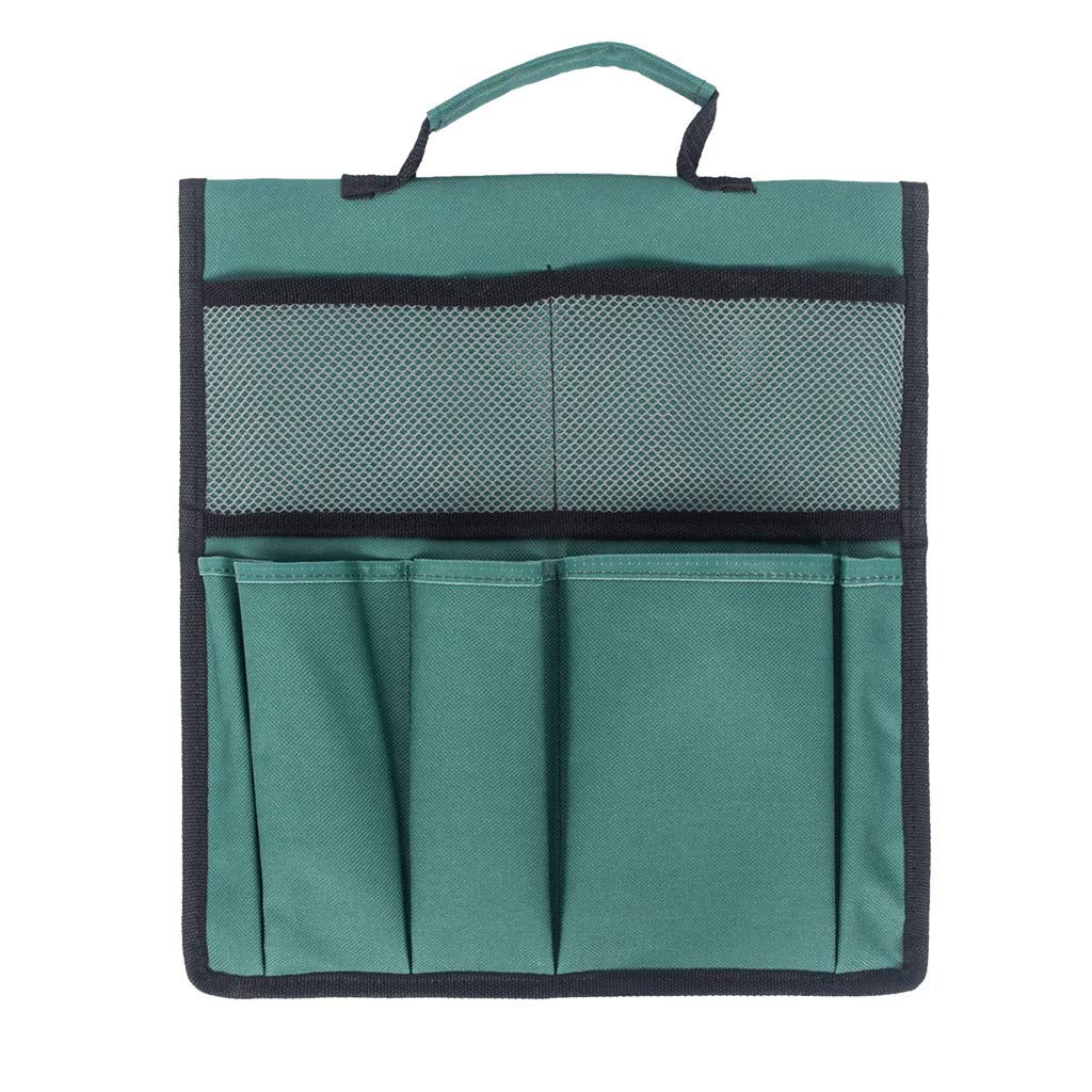 XBKPLO Garden Kneeler Seat Tool Organizer Bag 12.2x11.8 Inch with Handle - Portable Oxford Storage Pouch for Gardening, Patio, Bathroom, Laundry & Garage Tools - Perfect for Outdoor Work, Home Organization & DIY Projects