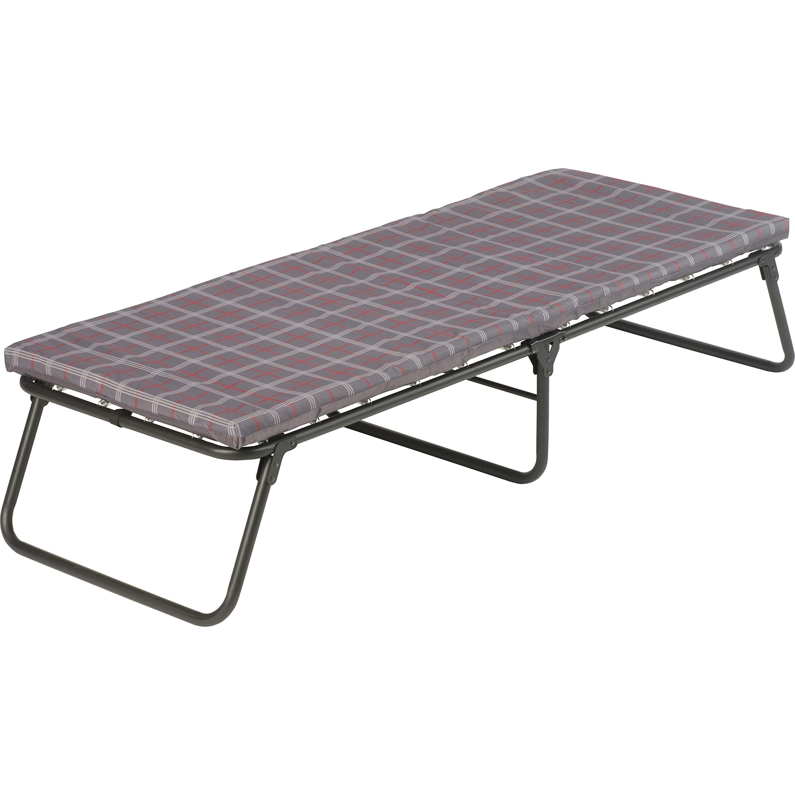 Coleman ComfortSmart Camping Cot with Sleeping Pad - Heavy Duty Folding Steel Frame & Thick Mattress for Comfortable Outdoor Sleeping - Deluxe Size for Big & Tall Adults - Perfect for Camping, Backpacking, and Emergency Preparedness