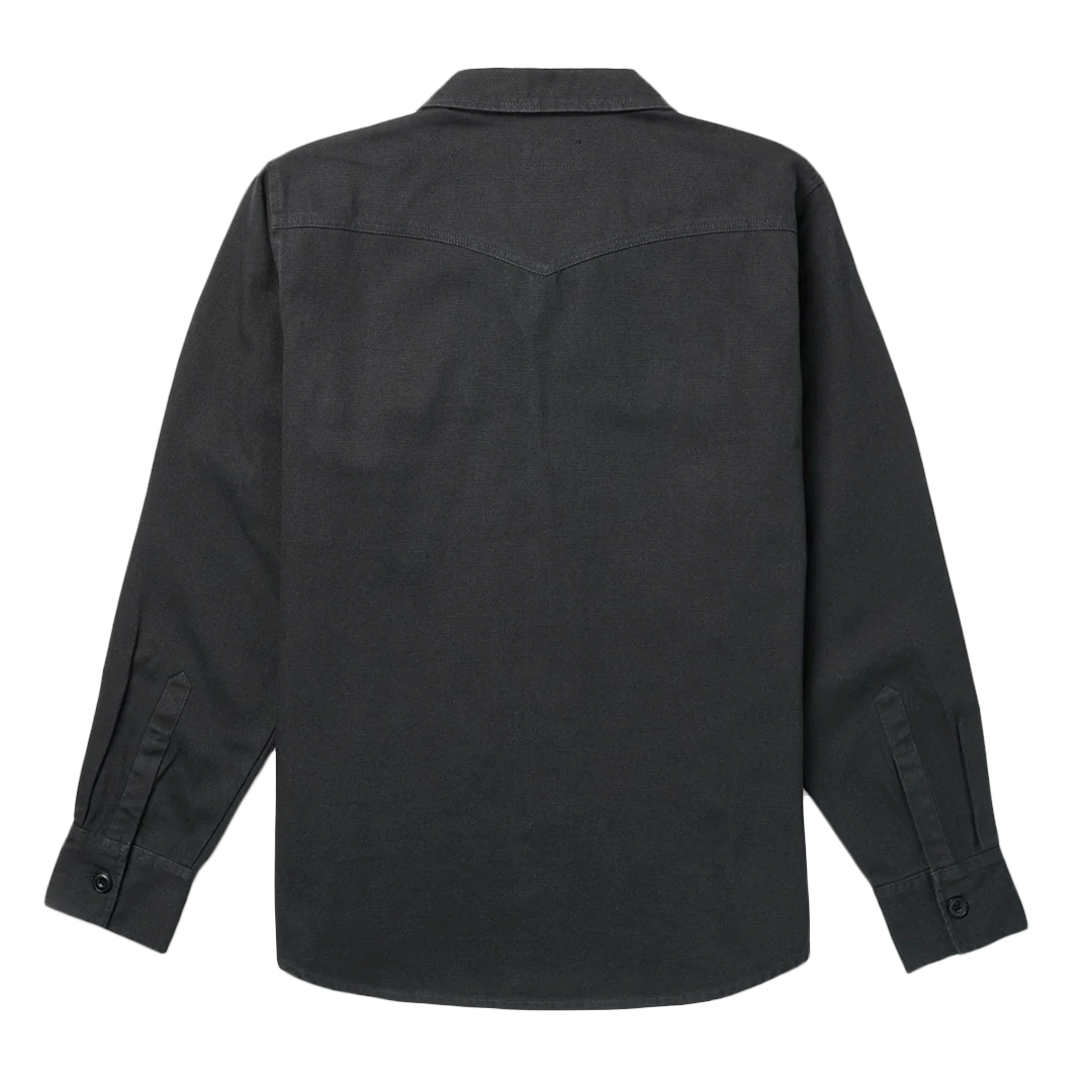 Seager Wildland Overshirt - Washed Black Water-Resistant Shirt Jacket for Men | Outdoor Hiking, Camping & Casual Wear