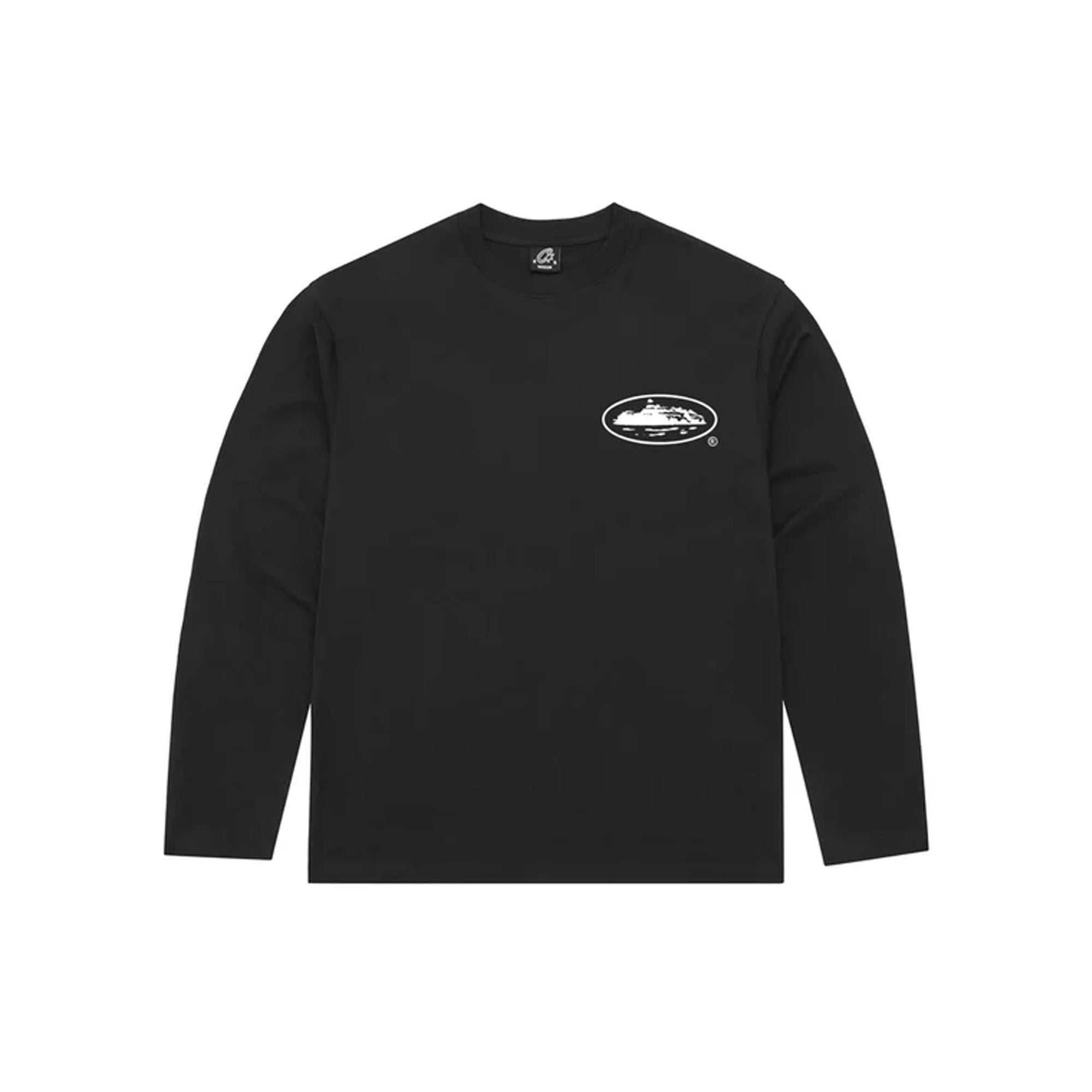 Corteiz OG Island Long Sleeve T-Shirt for Men - Black Cotton Streetwear Top for Casual Wear & Urban Fashion