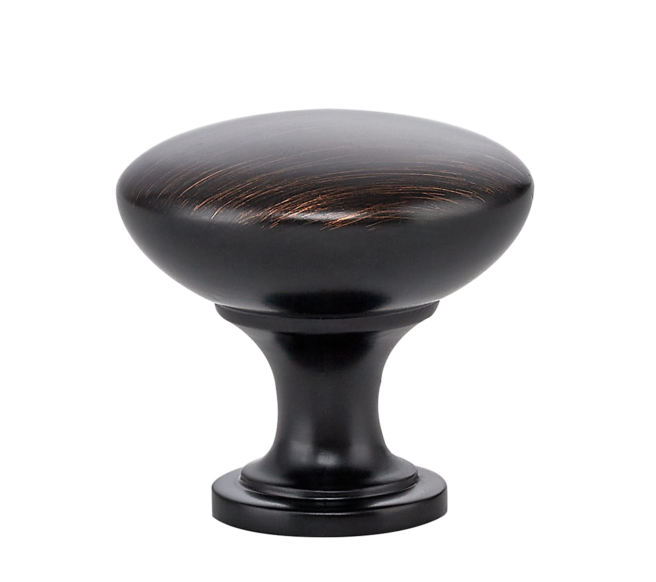 10 Pack Oil Rubbed Bronze Cabinet Knobs - Vintage Brass Drawer Pulls & Dresser Handles for Kitchen Cabinets, Wardrobes, Furniture (Ideal for Home Renovation & DIY Projects)