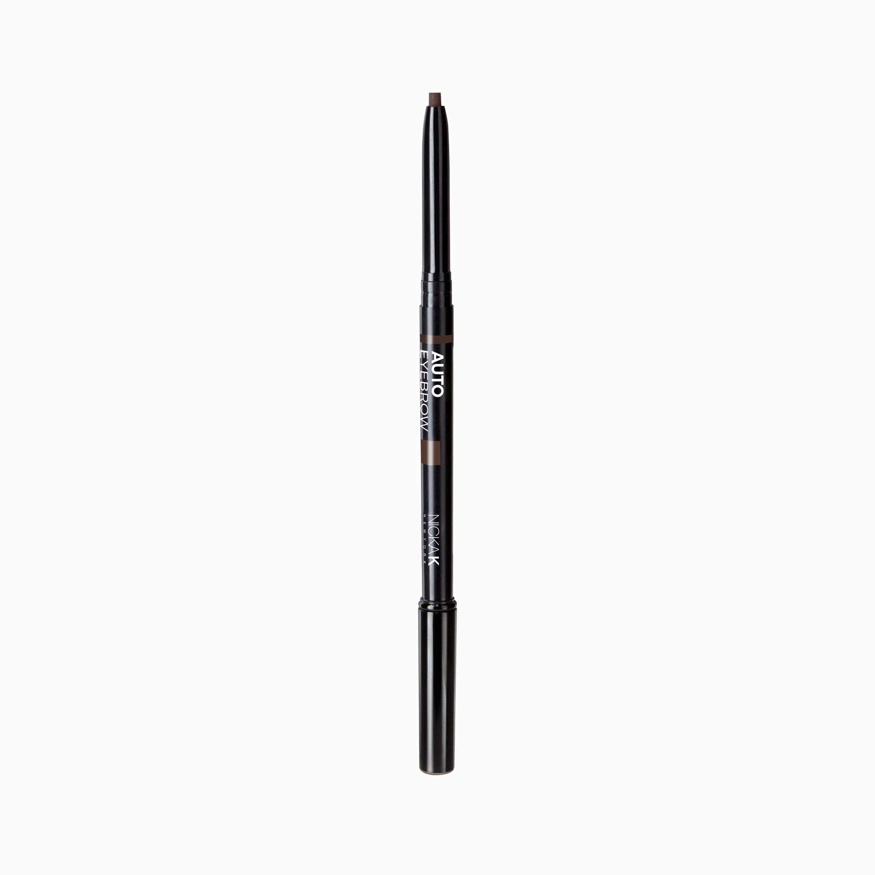 Nickak Auto Eyebrow Pencil - Waterproof & Smudge-Proof - Espresso Brown (0.01 oz / 0.26g) - Perfect for Everyday Makeup, Natural Eyebrow Shaping & Touch-Ups On-The-Go
