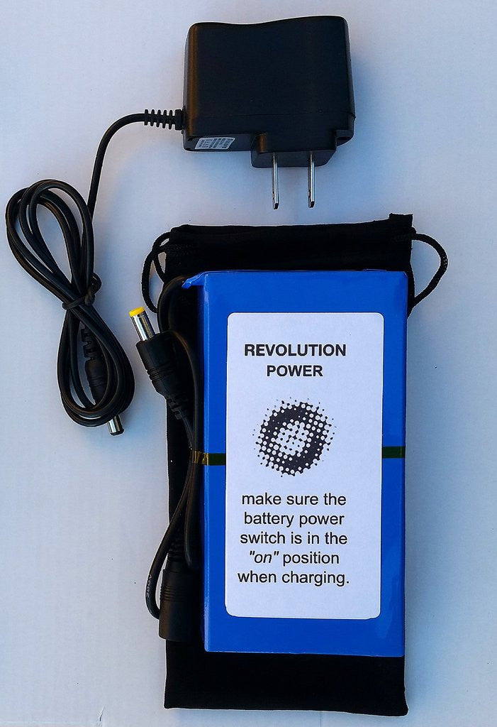 12V 4800mAh Rechargeable Battery Pack for Revolution Imager - Power Your Thermal Imaging Device for Outdoor Hunting, Camping & Security Surveillance