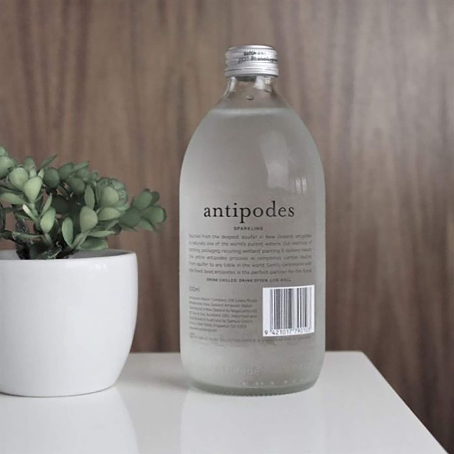 Antipodes Sparkling Mineral Water - 12 Pack of 16.9 oz (500mL) Glass Bottles - Premium Natural Spring Water for Parties, Weddings & Healthy Hydration
