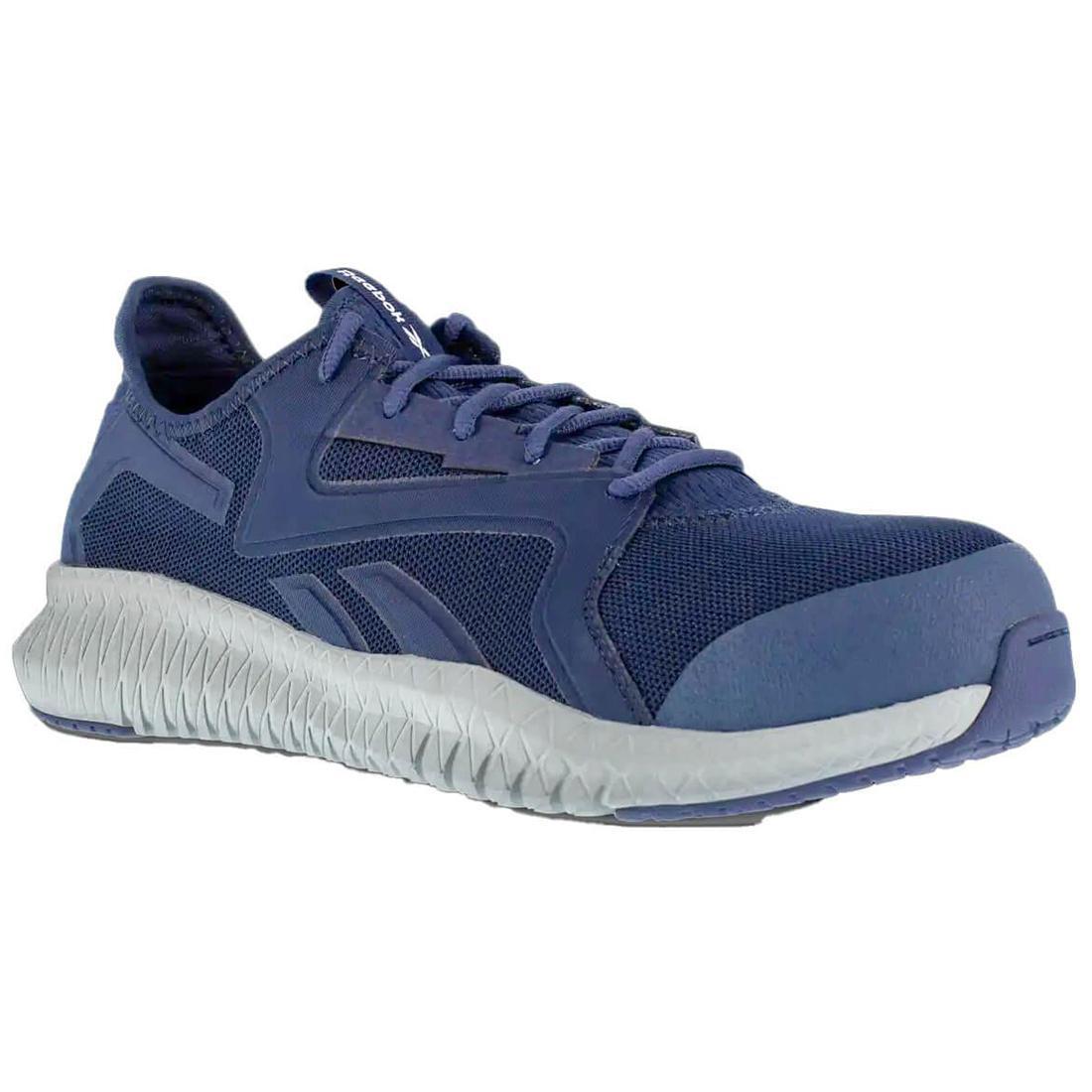 Flexagon 3.0 Composite Toe Athletic Work Shoes for Men - Lightweight Safety Sneakers in Navy/Gray - Perfect for Construction, Warehouse & Industrial Work