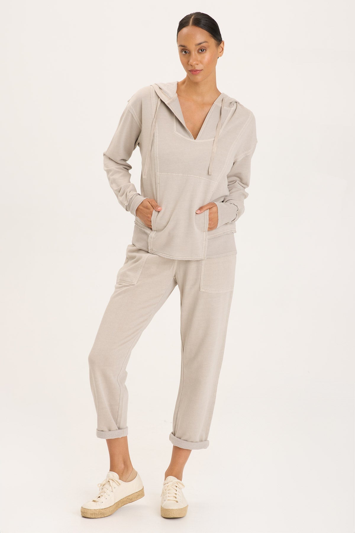 Cozy Fleece Rekka Jogger Pants for Women - Soft & Comfortable Lounge Pants for Running, Yoga, and Relaxing at Home