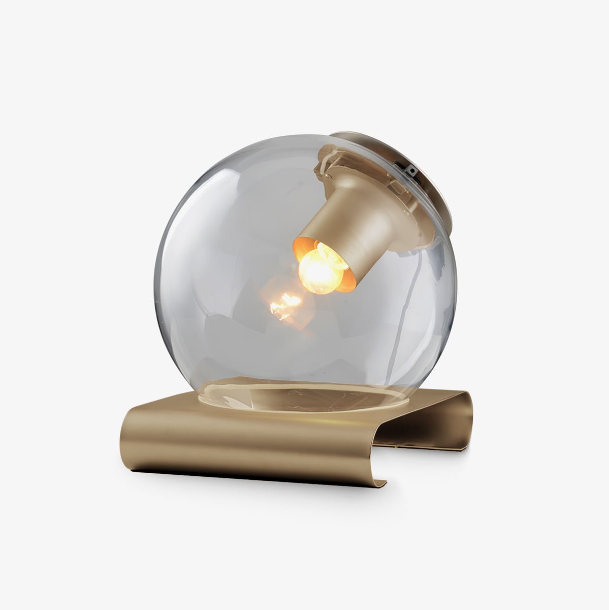 Anvia Modern Glass Table Lamp - Elegant Bedside & Living Room Lighting for Home & Office Decor