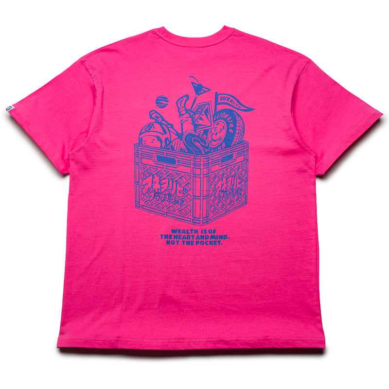Billionaire Boys Club Debris T-Shirt - Carmine Rose Color | Streetwear Fashion for Men | Perfect for Casual Outfits & Urban Style