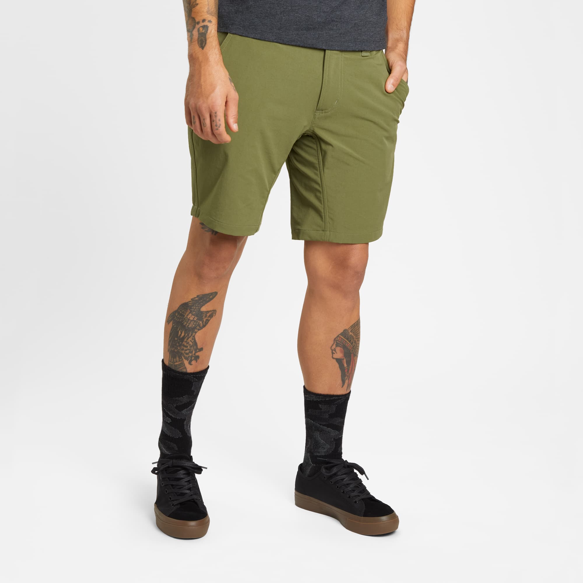 Men's Folsom Mid Short 2.0 - Lightweight Quick-Dry Hiking Shorts for Outdoor Adventures & Travel | Perfect for Camping, Trail Running & Summer Activities